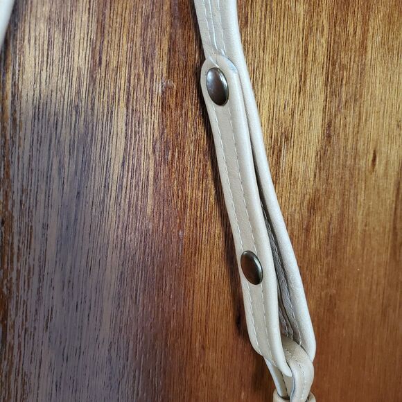 60s/ 70 Leather & Suede Shoulder Handbag Top Flap Purse Artisan Crafted OOAK Vtg - Picture 5 of 16